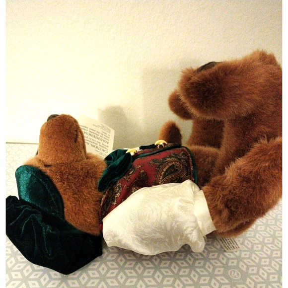 Vintage Fine Toy Company REALISTIC TEDDY BEAR Brown Stuffed Toy w original TAGS - Picture 13 of 14